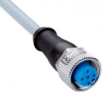Connecting cable M12, straight connector, 10m